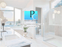 Tablet Screenshot of pantetgranite.com
